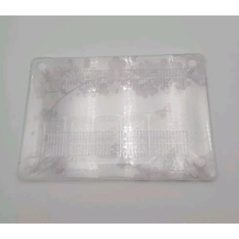 Plastic Hard Case Cover Laptop Shell‎ 8 1/2 By 12 Flowers Butterfly Cherry New